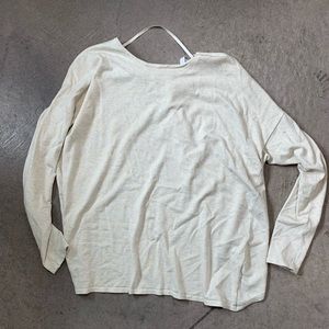 Super cute open back sweater